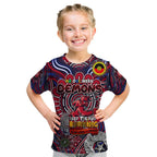 Custom Melbourne Demons NAIDOC Week 2024 Kid T Shirt Mascot Football