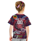 Custom Melbourne Demons NAIDOC Week 2024 Kid T Shirt Mascot Football