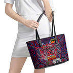 Melbourne Demons NAIDOC Week 2024 Leather Tote Bag Mascot Football