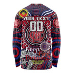 Custom Melbourne Demons NAIDOC Week 2024 Long Sleeve Shirt Mascot Football