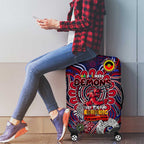 Melbourne Demons NAIDOC Week 2024 Luggage Cover Mascot Football