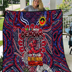 Melbourne Demons NAIDOC Week 2024 Quilt Mascot Football
