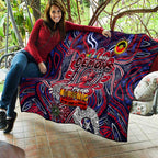 Melbourne Demons NAIDOC Week 2024 Quilt Mascot Football