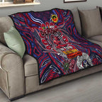 Melbourne Demons NAIDOC Week 2024 Quilt Mascot Football