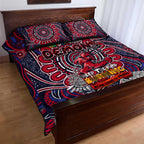 Melbourne Demons NAIDOC Week 2024 Quilt Bed Set Mascot Football