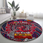 Melbourne Demons NAIDOC Week 2024 Round Carpet Mascot Football