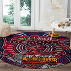 Melbourne Demons NAIDOC Week 2024 Round Carpet Mascot Football