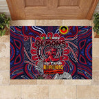 Melbourne Demons NAIDOC Week 2024 Rubber Doormat Mascot Football