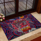 Melbourne Demons NAIDOC Week 2024 Rubber Doormat Mascot Football
