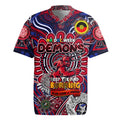 Custom Melbourne Demons NAIDOC Week 2024 Rugby Jersey Mascot Football