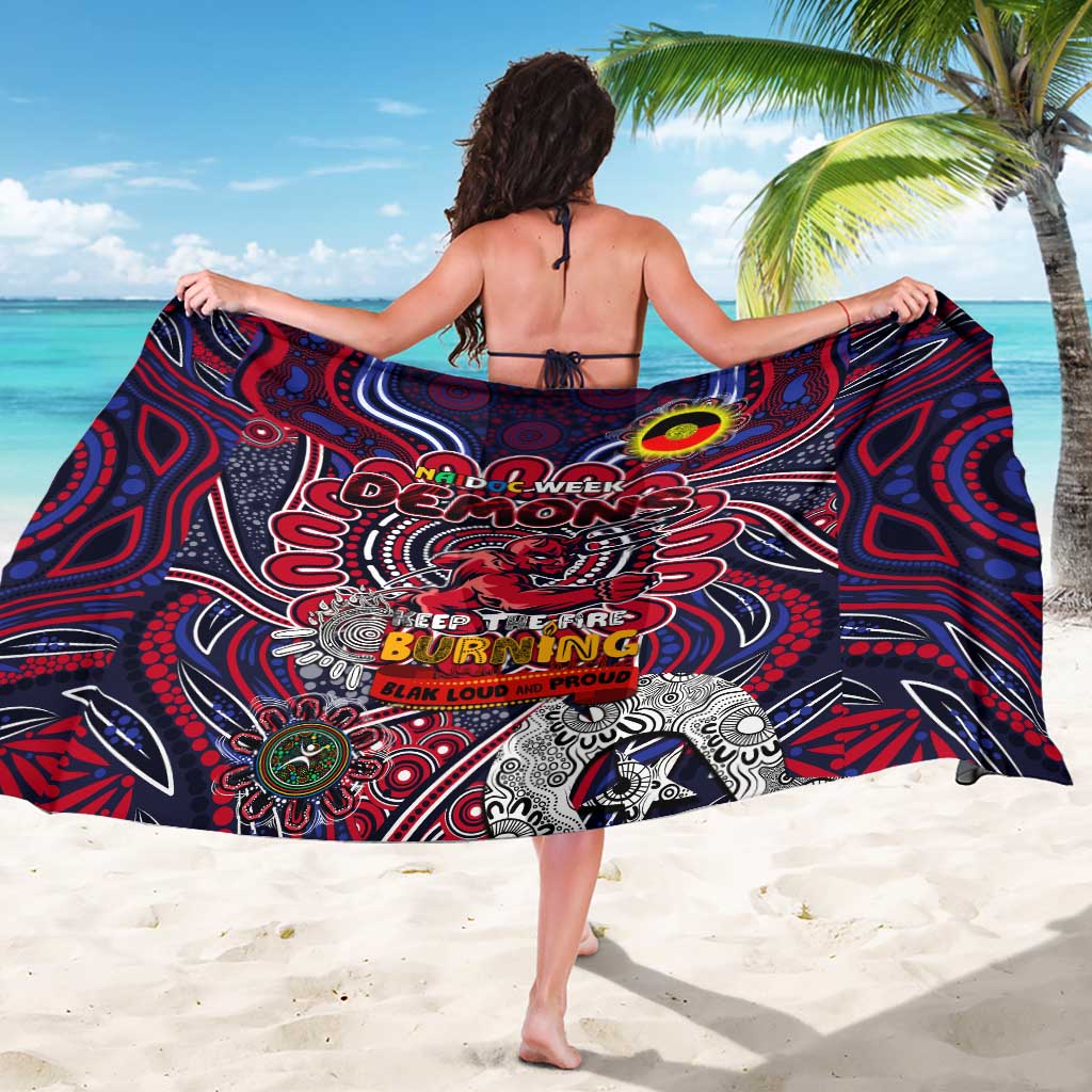 Melbourne Demons NAIDOC Week 2024 Sarong Mascot Football