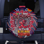 Melbourne Demons NAIDOC Week 2024 Spare Tire Cover Mascot Football