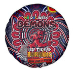 Melbourne Demons NAIDOC Week 2024 Spare Tire Cover Mascot Football