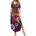 Custom Melbourne Demons NAIDOC Week 2024 Summer Maxi Dress Mascot Football