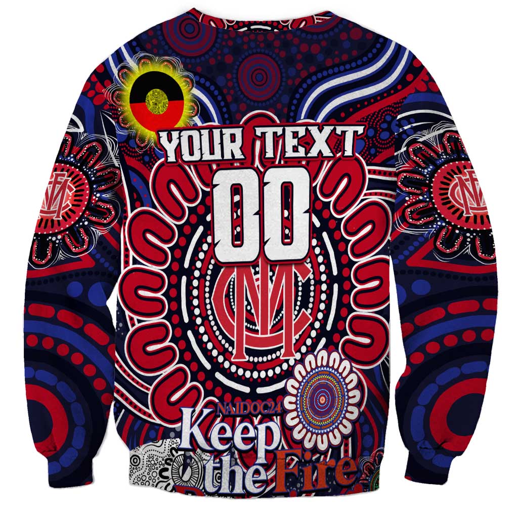Custom Melbourne Demons NAIDOC Week 2024 Sweatshirt Mascot Football