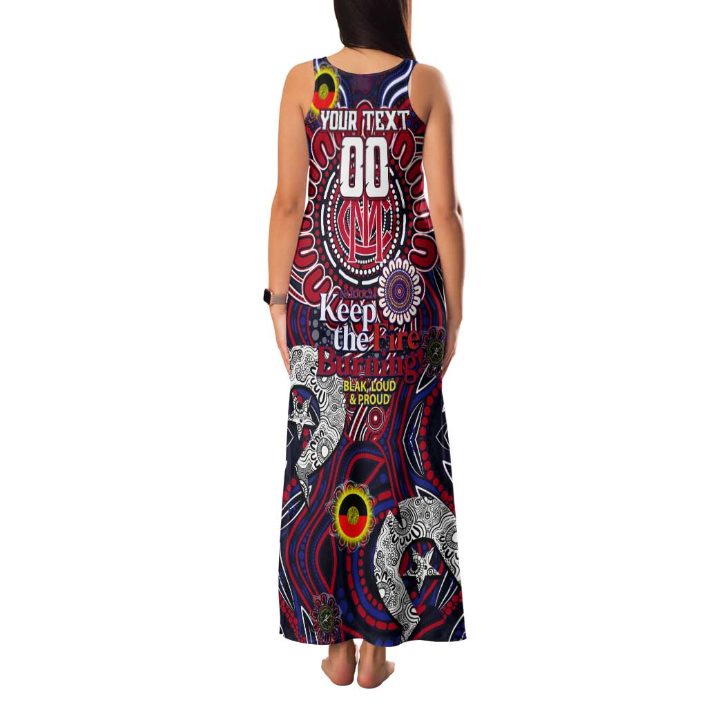 Custom Melbourne Demons NAIDOC Week 2024 Tank Maxi Dress Mascot Football