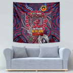 Melbourne Demons NAIDOC Week 2024 Tapestry Mascot Football