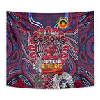 Melbourne Demons NAIDOC Week 2024 Tapestry Mascot Football