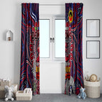 Melbourne Demons NAIDOC Week 2024 Window Curtain Mascot Football