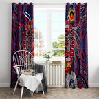 Melbourne Demons NAIDOC Week 2024 Window Curtain Mascot Football