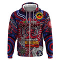 Custom Melbourne Demons NAIDOC Week 2024 Zip Hoodie Mascot Football