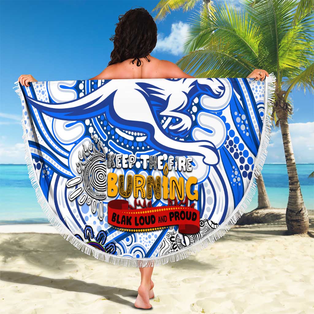 North Melbourne Kangaroos NAIDOC Week 2024 Beach Blanket Mascot Football