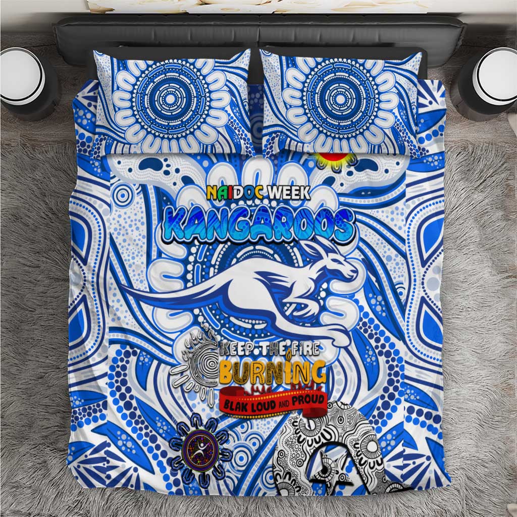 North Melbourne Kangaroos NAIDOC Week 2024 Bedding Set Mascot Football