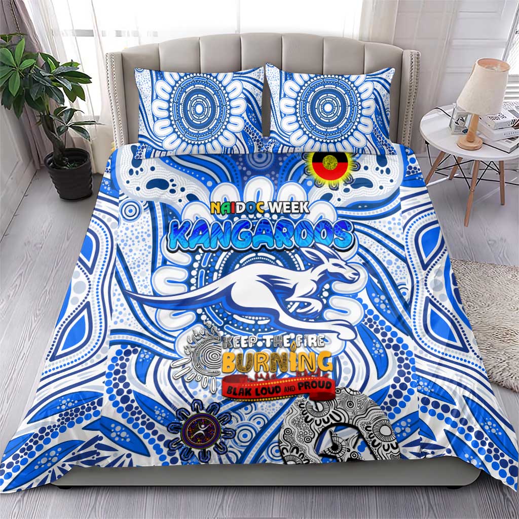 North Melbourne Kangaroos NAIDOC Week 2024 Bedding Set Mascot Football