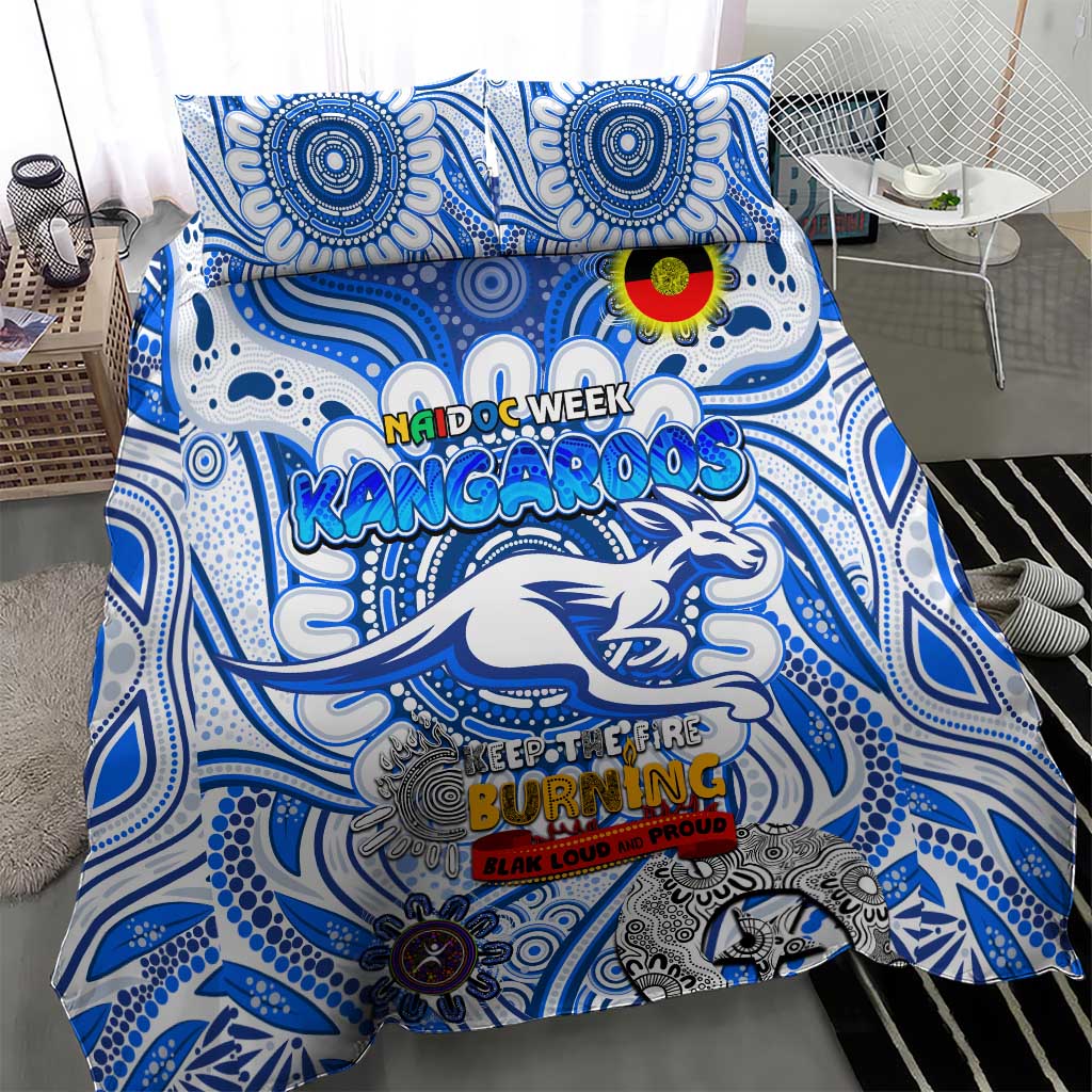 North Melbourne Kangaroos NAIDOC Week 2024 Bedding Set Mascot Football