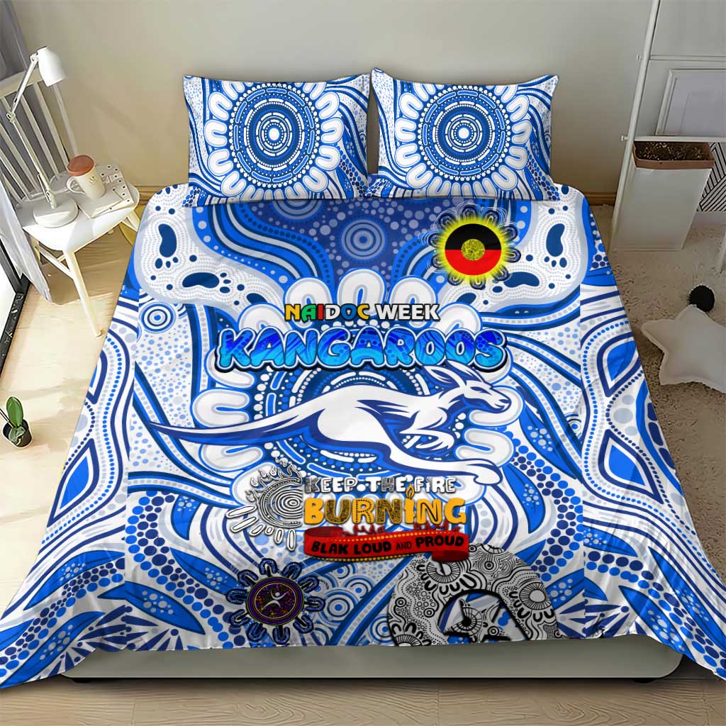 North Melbourne Kangaroos NAIDOC Week 2024 Bedding Set Mascot Football