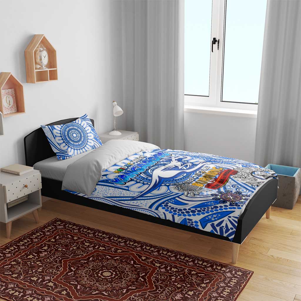 North Melbourne Kangaroos NAIDOC Week 2024 Bedding Set Mascot Football