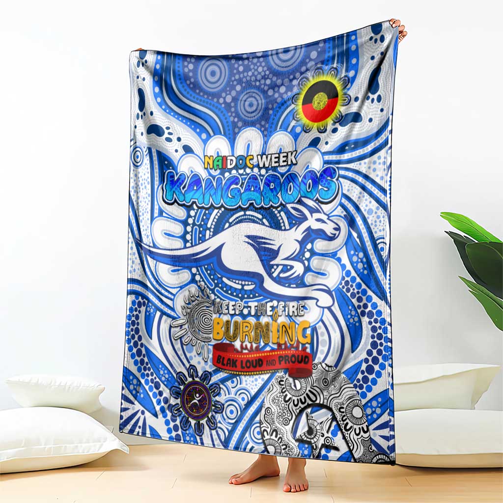 North Melbourne Kangaroos NAIDOC Week 2024 Blanket Mascot Football