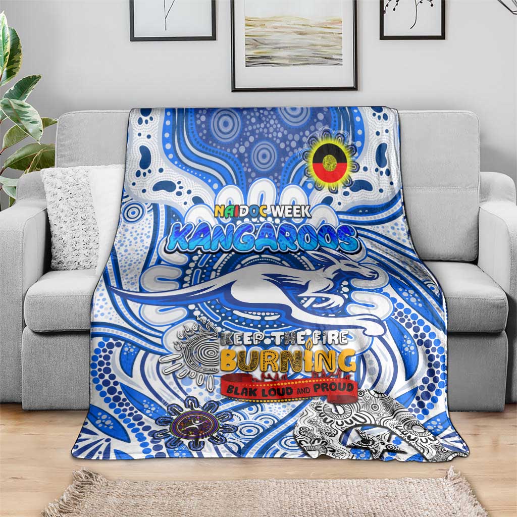 North Melbourne Kangaroos NAIDOC Week 2024 Blanket Mascot Football