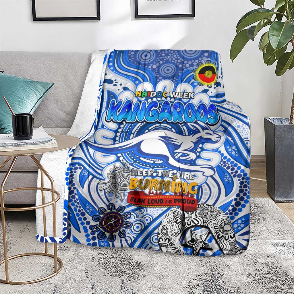 North Melbourne Kangaroos NAIDOC Week 2024 Blanket Mascot Football