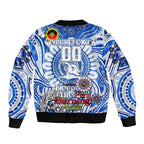 Custom North Melbourne Kangaroos NAIDOC Week 2024 Bomber Jacket Mascot Football