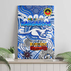 North Melbourne Kangaroos NAIDOC Week 2024 Canvas Wall Art Mascot Football