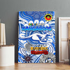 North Melbourne Kangaroos NAIDOC Week 2024 Canvas Wall Art Mascot Football