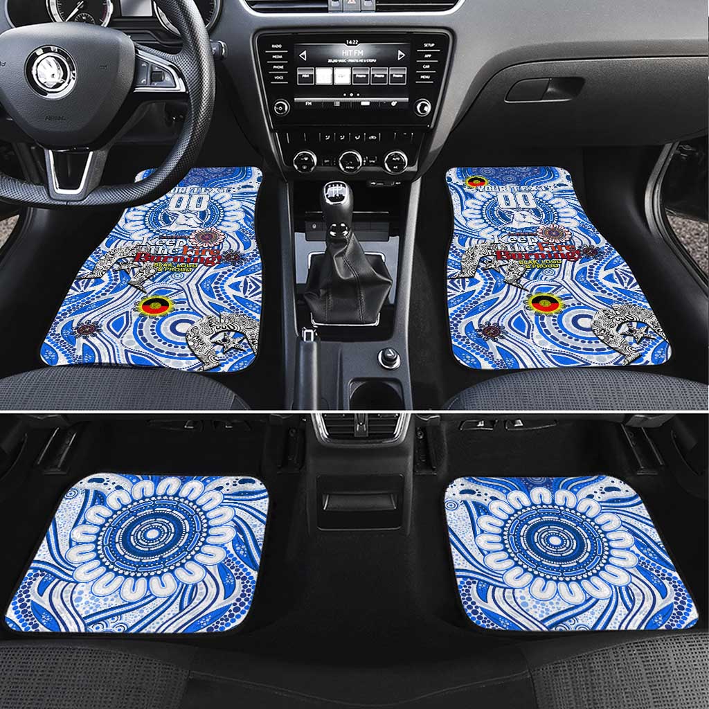 North Melbourne Kangaroos NAIDOC Week 2024 Car Mats Mascot Football