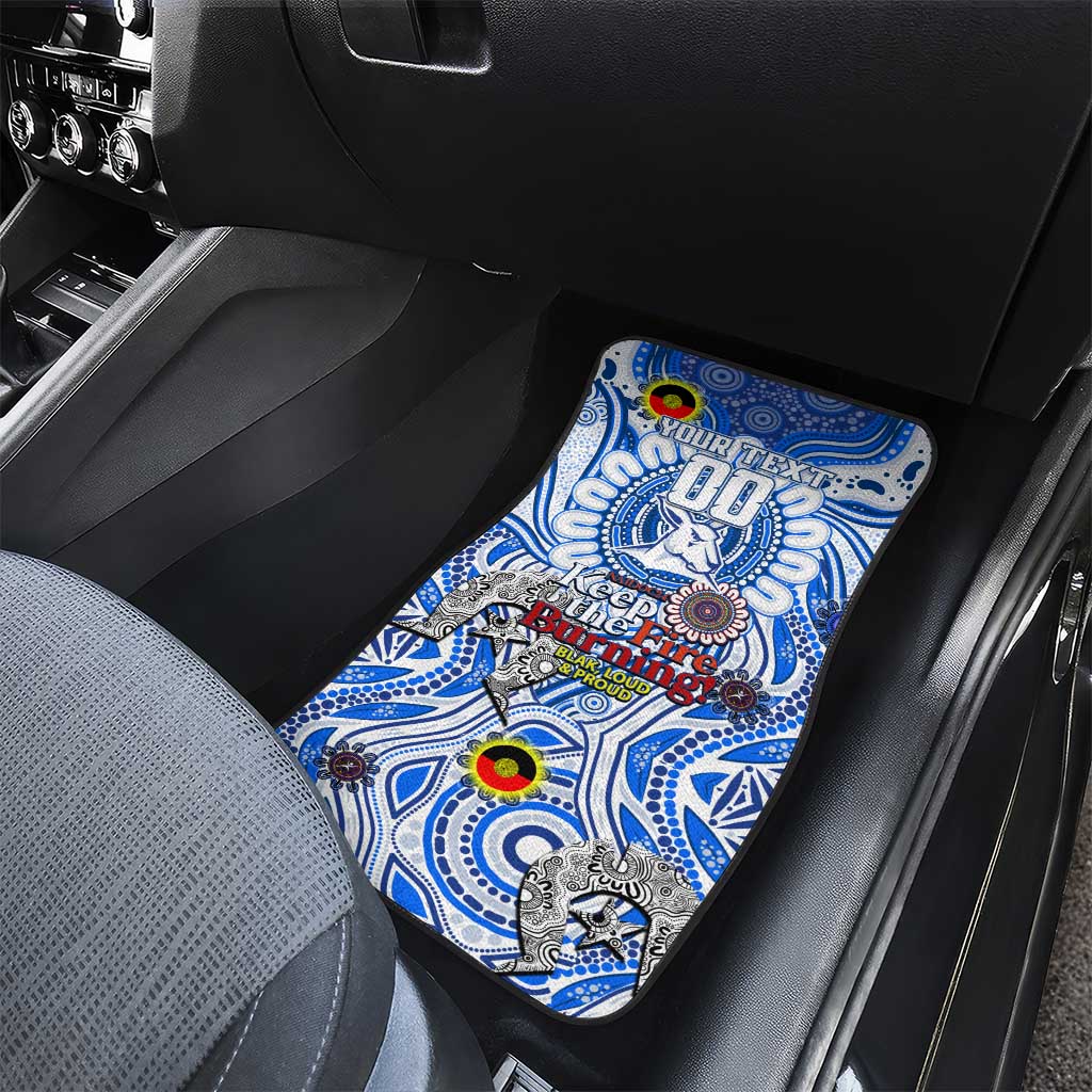 North Melbourne Kangaroos NAIDOC Week 2024 Car Mats Mascot Football