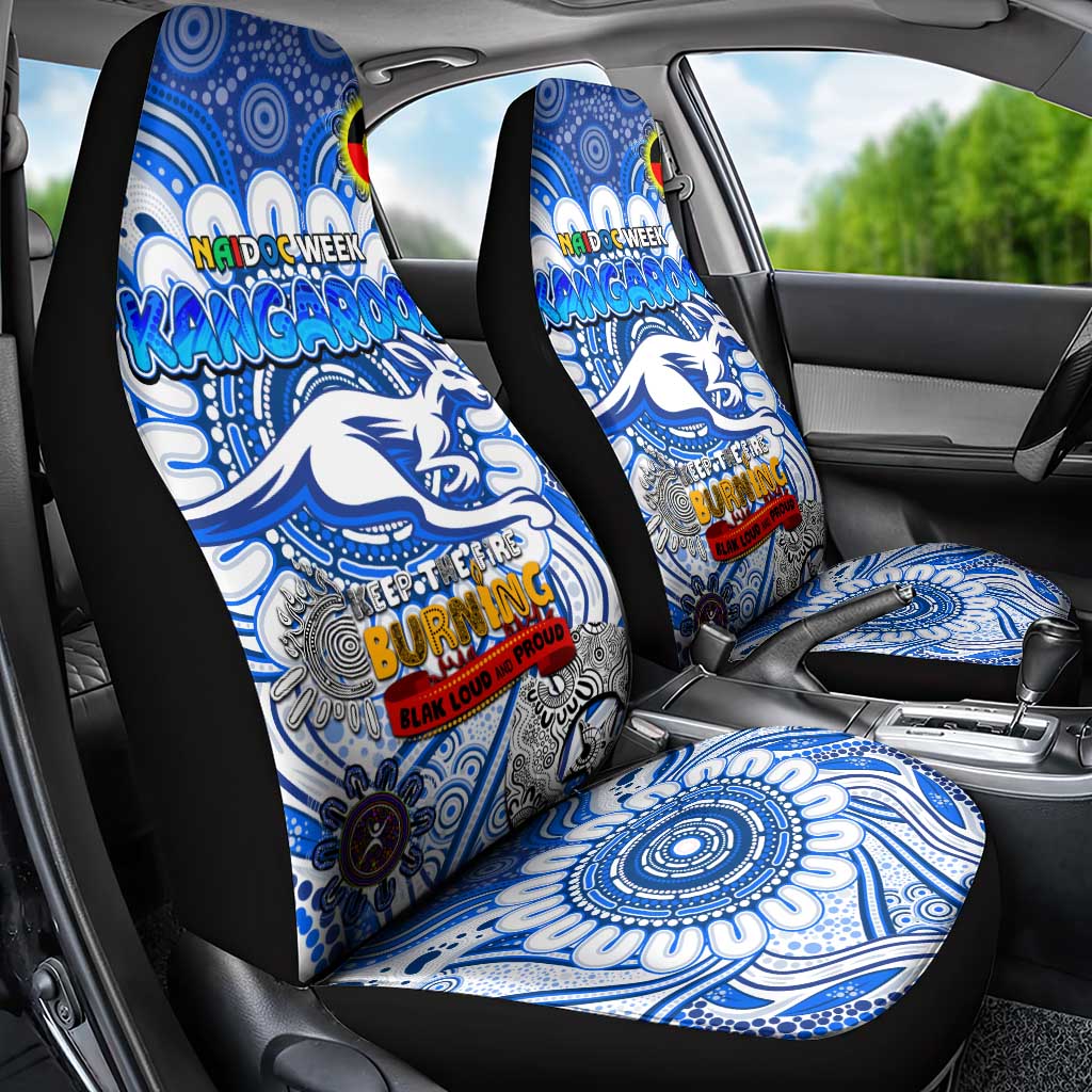 North Melbourne Kangaroos NAIDOC Week 2024 Car Seat Cover Mascot Football