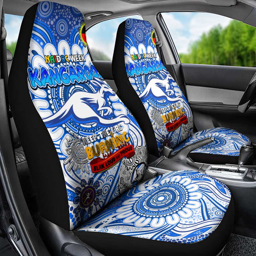 North Melbourne Kangaroos NAIDOC Week 2024 Car Seat Cover Mascot Football