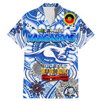 Custom North Melbourne Kangaroos NAIDOC Week 2024 Family Matching Mermaid Dress and Hawaiian Shirt Mascot Football