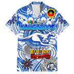 Custom North Melbourne Kangaroos NAIDOC Week 2024 Family Matching Summer Maxi Dress and Hawaiian Shirt Mascot Football