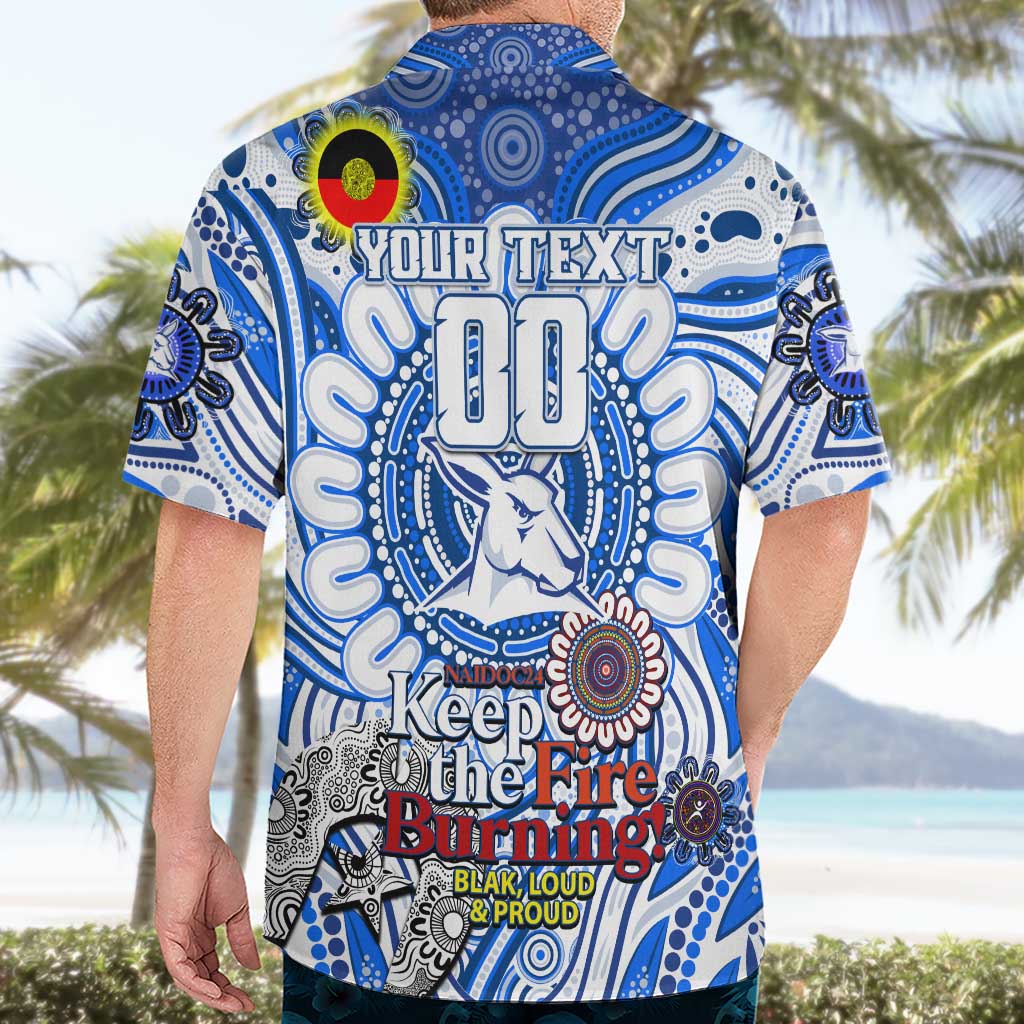 Custom North Melbourne Kangaroos NAIDOC Week 2024 Hawaiian Shirt Mascot Football