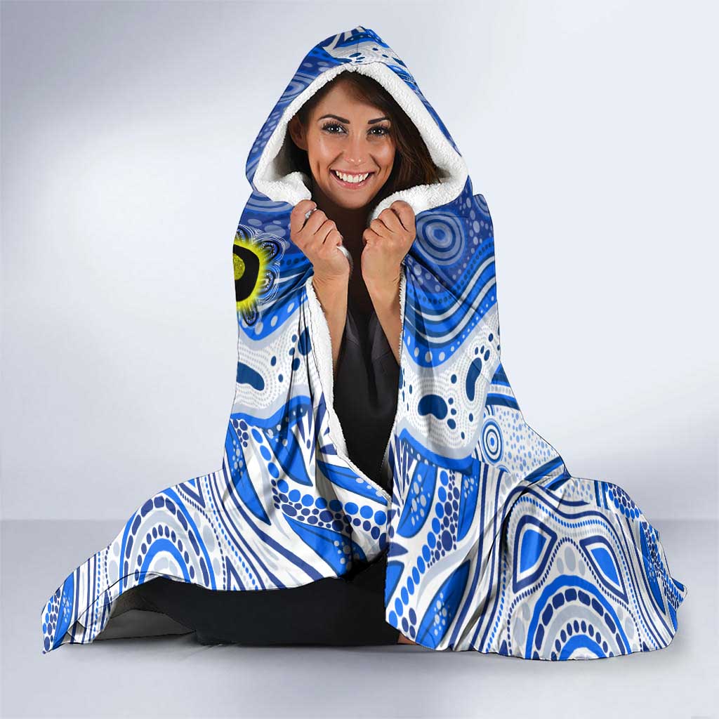 North Melbourne Kangaroos NAIDOC Week 2024 Hooded Blanket Mascot Football