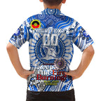 Custom North Melbourne Kangaroos NAIDOC Week 2024 Kid Hawaiian Shirt Mascot Football