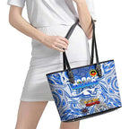 North Melbourne Kangaroos NAIDOC Week 2024 Leather Tote Bag Mascot Football