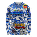 Custom North Melbourne Kangaroos NAIDOC Week 2024 Long Sleeve Shirt Mascot Football