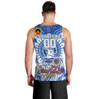 Custom North Melbourne Kangaroos NAIDOC Week 2024 Men Tank Top Mascot Football