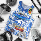 Custom North Melbourne Kangaroos NAIDOC Week 2024 Men Tank Top Mascot Football